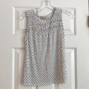 Loft White and Black Tank Top SP